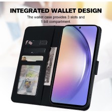 Manyi Mall Samsung Galaxy A54 Cüzdan Basit Iş Deri Kılıf Darbeye (Yurt Dışından)