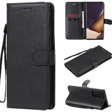 Manyi Mall Samsung Galaxy Not 20 Için Flip Case Ultra Klasik Düz Renk ile Yüksek (Yurt Dışından)