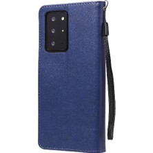 Manyi Mall Samsung Galaxy Not 20 Için Flip Case Ultra Klasik Düz Renk ile Yüksek (Yurt Dışından)