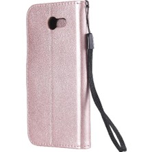 Manyi Mall Samsung Galaxy J3 2017 Için Flip Case Kart Yuvası ile Yüksek Kaliteli Deri (Yurt Dışından)