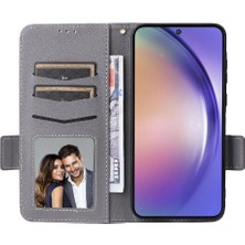 Manyi Mall Samsung Galaxy Case 5g Yan Toka Pu Deri Manyetik Cüzdan Kart (Yurt Dışından)