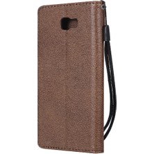 Manyi Mall Kart Yuvası Klasik Düz Renk ile Samsung Galaxy J5 Başbakan Için Flip Case (Yurt Dışından)