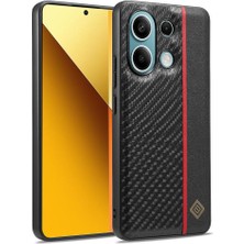 Manyi Mall Xiaomi Redmi NOTE13 4g Mikrofiber Astar Içinde Karbon Fiber Pu (Yurt Dışından)