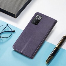 Manyi Mall Xiaomi Poco X3 Gt Dört Yapraklı Yonca Kısa Kayış Kapak Kapak Deri (Yurt Dışından)