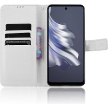 Manyi Mall Tecno Spark 20 Pro 4g Kart Tutucu Kickstand Kapak Manyetik Cüzdan Için Kılıf (Yurt Dışından)