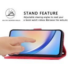 Manyi Mall Samsung Galaxy A54 5g Için Filp Durumda Kickstand Bilek Kayışı El Cüzdan Pu (Yurt Dışından)