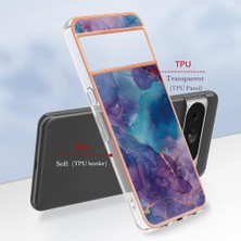 Manyi Mall Google Piksel 8 Pro 5g Mermer Silikon Tampon Tpu Darbeye ile Uyumlu (Yurt Dışından)