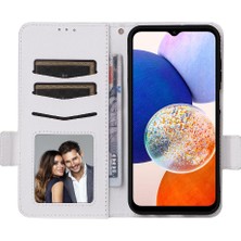 Manyi Mall Samsung Galaxy A15 4g/5g Pu Deri Kart Yuvaları Tutucu Yan Toka (Yurt Dışından)