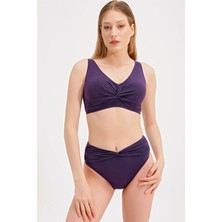 Zeki Taş Detaylı Yüksek Bel Bikini