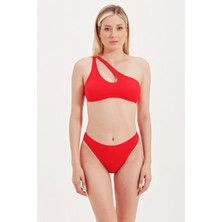 Zeki Tek Omuz Bikini Üst