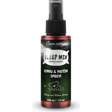 Onka Farma Sleepmix Uyku Yastık Spreyi 100 ml (Yasemin & Lavanta) Rahatlatıcı Dinlenme Spreyi Sleep Spray