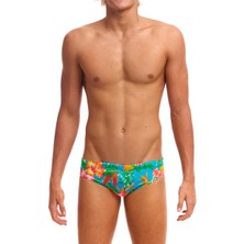 Funky Trunks Blue Hawaii (Classic) Slip Mayo, Erkek Antrenman Mayo