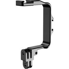 Sagrado Gopro Hero 11 10 9 8 7 Dji Action 3 Kamera Aksesuarları Montajı Için Soğuk Ayakkabı Montajlı Kamera Doldurma Hafif Metal Çerçeve (Yurt Dışından)