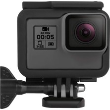 Sagrado Gopro Hero Için Çerçeve (2018) / 6 / 5 Muhafaza Sınırı Koruyucu Kabuk Kılıfı Go Pro Hero6 Hero5 Için Aksesuarlar Hızlı Çekme Hareketli Soket ve Vida ile Siyah (Siyah) (Yurt Dışından)