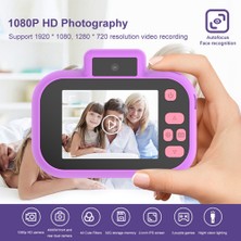 Sagrado Çocuk Kamerası Yüksek Çözünürlüklü 4000W Ön Arka Çift Kamera 2 Inç 1080P Hd Ekran Dijital Kamera Fotoğrafçılığı, A (Yurt Dışından)