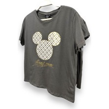 Bidigago Mickey Mouse Desenli T-Shirt