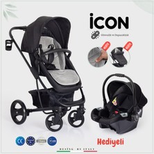 Prego Sunny Icon Travel Sistem Portbebeli Çift Yönlü Bebek Arabası