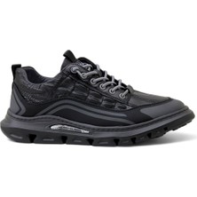 Guja 24Y590 Trend Deri Erkek Sneaker - Siyah