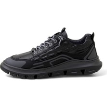 Guja 24Y590 Trend Deri Erkek Sneaker - Siyah