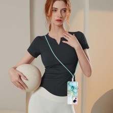 Mellow Shop Xiaomi 13 Lite 5g Tampon Mermer Anti-Scratch Yumuşak Crossbody Kayış (Yurt Dışından)