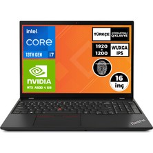 Lenovo Mws Thinkpad P16S Gen 2 Intel Core I7-1360P 32GB 4tb SSD 4gb Rtx A500 16" Wuxga Windows 11 Pro Taşınabilir Iş Istasyonu 21HK00C4TX 007