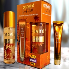 Ostwint Leaf Fall Vücut Spreyi 200ml & Vücut Kremi 50ml Set - Sonbahar Esintisi ve Oud Parfüm Kokusu