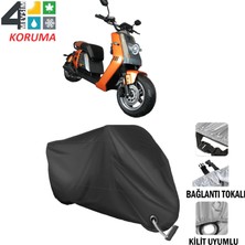 AUTOES Musatti Sport 701 Pro Branda Motosiklet Brandası Bağlantı,kilit Uyumlu Siyah
