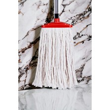 Tilbe Home 2 Adet Örgülü Mikro Fiber Mop Bezi Çok Amaçlı Pamuklu Islak Mop Başlığı 30 cm