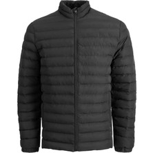 Jack & Jones Markasız  12217853 Yarım Balıkcı 2 Fermuarlı Cep Sısme Mont