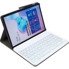 ZSHSKJ St 860S Bluetooth Klavye Pu Kılıf Galaxy Tab S6 10.5 Inç T860 Altın (Yurt Dışından)