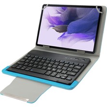 ZSHSKJ 7 Inç Tablet Pc Için HSD-PT7010 Bluetooth Klavye Pu Kılıf Mavi (Yurt Dışından)