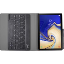 ZSHSKJ A720 Bluetooth Klavye Pu Kılıf Galaxy Tab S5E T720 Siyah (Yurt Dışından)