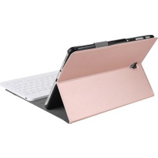 ZSHSKJ Galaxy Tab S4 10.5 T830 / T835 Pembe Altın Için Bluetooth Klavye Deri Kılıf (Yurt Dışından)