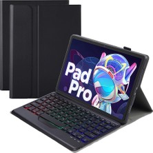 ZSHSKJ Bluetooth Klavye Kılıfı AM18-BS Lenovo Xiaoxin Pad Pro 2022 11.2 Inç Siyah (Yurt Dışından)