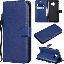 MY Boutique1 Kart Yuvası Klasik Düz Renk ile Samsung Galaxy J4 2018 Için Flip Case (Yurt Dışından)