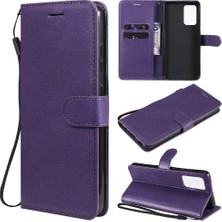 MY Boutique1 Samsung Galaxy A52 Iş Cüzdan Telefon Kılıfı Için Flip Case Klasik Katı (Yurt Dışından)