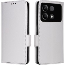 MY Boutique1 Xiaomi Poco X6 Neo 5g Pu Deri Cüzdan Kart Yuvaları Tutucu Yan (Yurt Dışından)