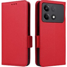 MY Boutique1 Xiaomi Poco X6 Neo 5g Pu Deri Cüzdan Kart Yuvaları Tutucu Yan (Yurt Dışından)