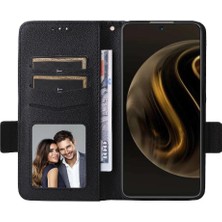 MY Boutique1 Huawei Nova 12I 4g Için Yan Toka Cüzdan Manyetik Pu Deri Kart (Yurt Dışından)