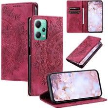 MY Boutique1 Xiaomi Redmi Için Not 12 5g Pu Deri Darbeye Kapak Çevirin Yan (Yurt Dışından)