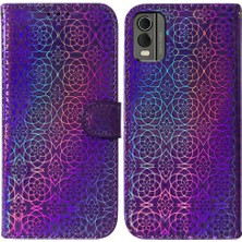 MY Boutique1 Nokia C32 Için Kılıf Standı Tutucu Kart Yuvası Premium Pu Deri Cüzdan Kılıf (Yurt Dışından)