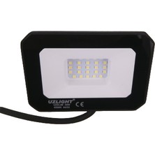 Uzlight 30W Slım LED Mini Projektör 6500K Beyaz Işık