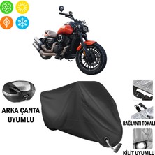 AUTOES Musatti MILANIO-S400 Motosiklet Brandası Arka Çanta Bağlantı,kilit Uyumlu Siyah