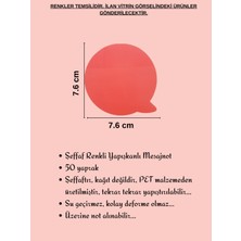 Ezoshop Şeffaf Renkli Postit Yapışkan Post-It Not Kağıdı Mesajnot 6