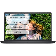 Dell Inspiron 3520 I35202011U İ5-1235U 16 GB Ram 512 GB SSD 15.6 Inç Freedos Notebook