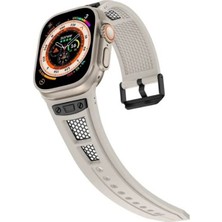 Apsuwa Apple Watch 44MM Kordon Kayış Silikon Soft Hava Boşluklu