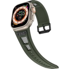 Apsuwa Apple Watch Se 44MM Kordon Kayış Silikon Soft Hava Boşluklu