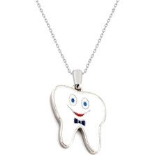 Herşey Nota Diş Dental Diş Hekimi Sağlık Metal Kolye