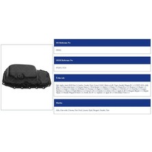 Ölmez Oto Yedek Parça YAĞ KARTERİ OPEL AGİLA ASTRA H-H GTC-J, COMBO, C D-E, MERİVA A-B, TİGRA; SUZUKİ WAGON R+ 1.3 CDTI 2003- TATA ALFA ROMEO FIAT OPEL LANCIA