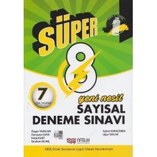 Nitelik Yayınları 8. Sınıf Süper Yeni Nesil Sayısal & Sözel 7 Deneme Sınavı Set